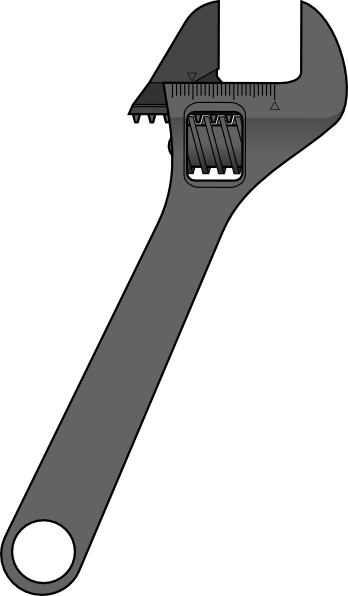 Method Adjustable Wrench clip art - vector clip art online 