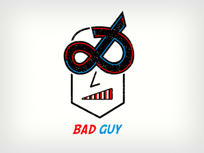 Dribbble - Bad Guy Logo by Riley Cran
