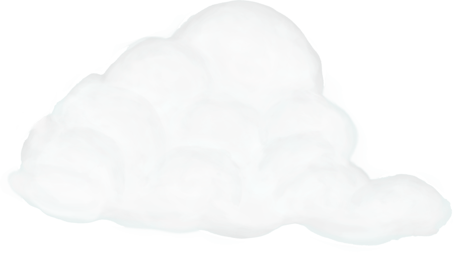 Fluffy Cloud PNG by simfonic on Clipart library