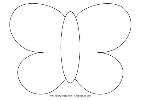 Simple Butterfly Template