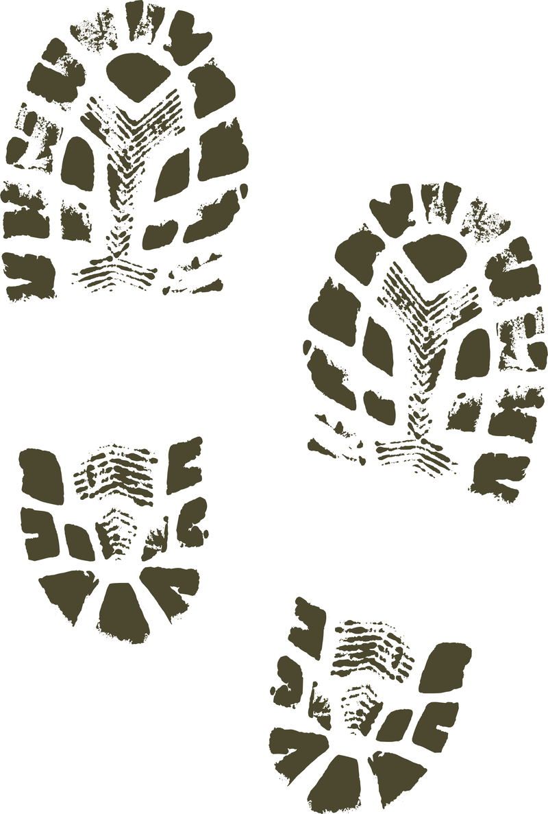 Boots Shoes Shoe Print Clip Art - Free Vector Download | Qvectors.net