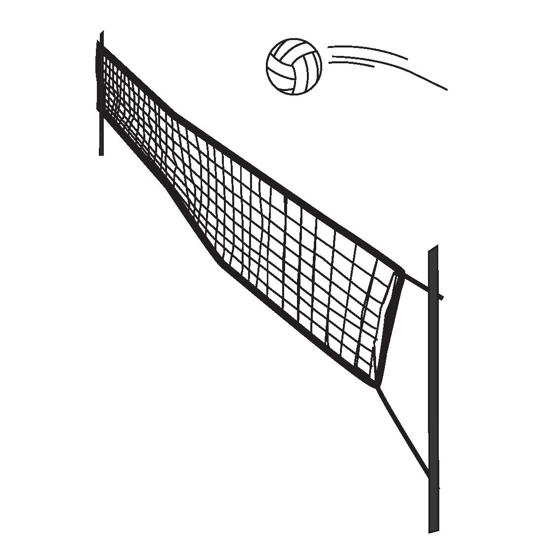 free clipart volleyball net - photo #37