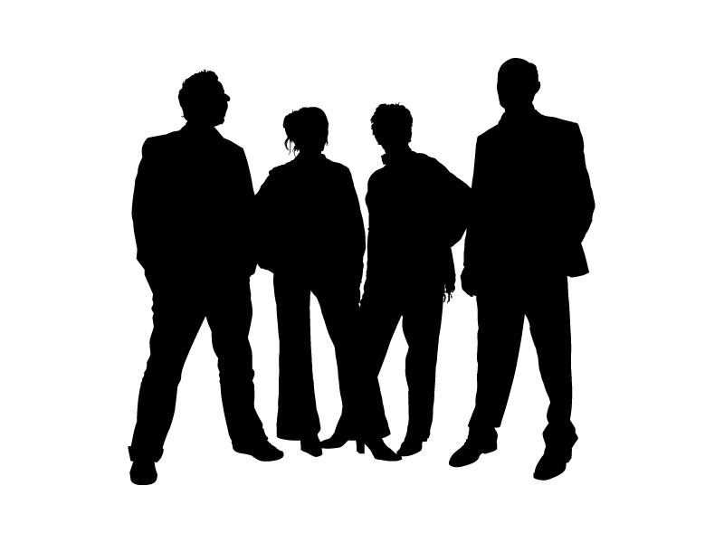 Download Family people silhouettes Vector Free