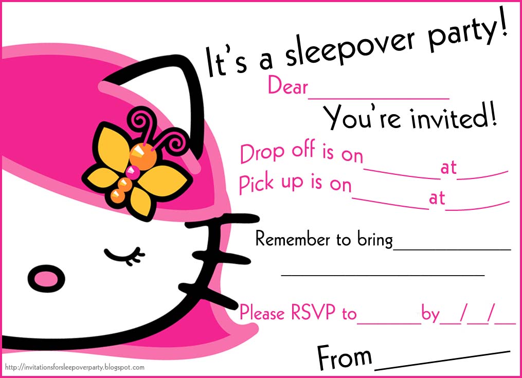 Free Clip Art Hello Kitty Invitations