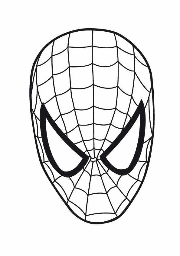 Free Spiderman Face Template, Download Free Spiderman Face Template png