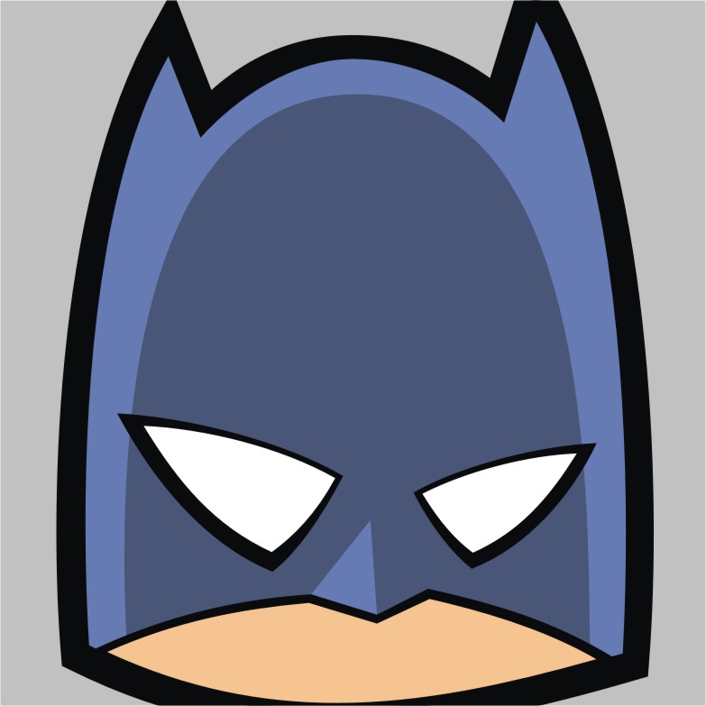 Batman Cartoon Face 
