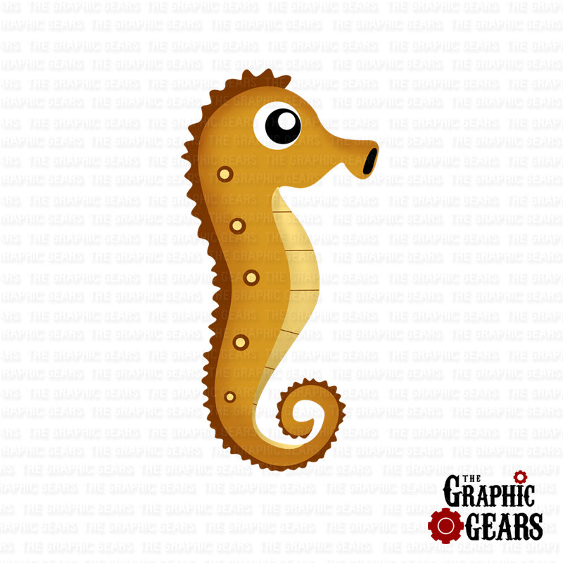 Popular items for seahorse graphic 