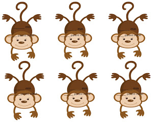 Monkey Cut Out Template from clipart-library.com