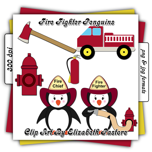 Firefighter Clip Art : Cute Clip Art Images | Elizabeth Pastore 