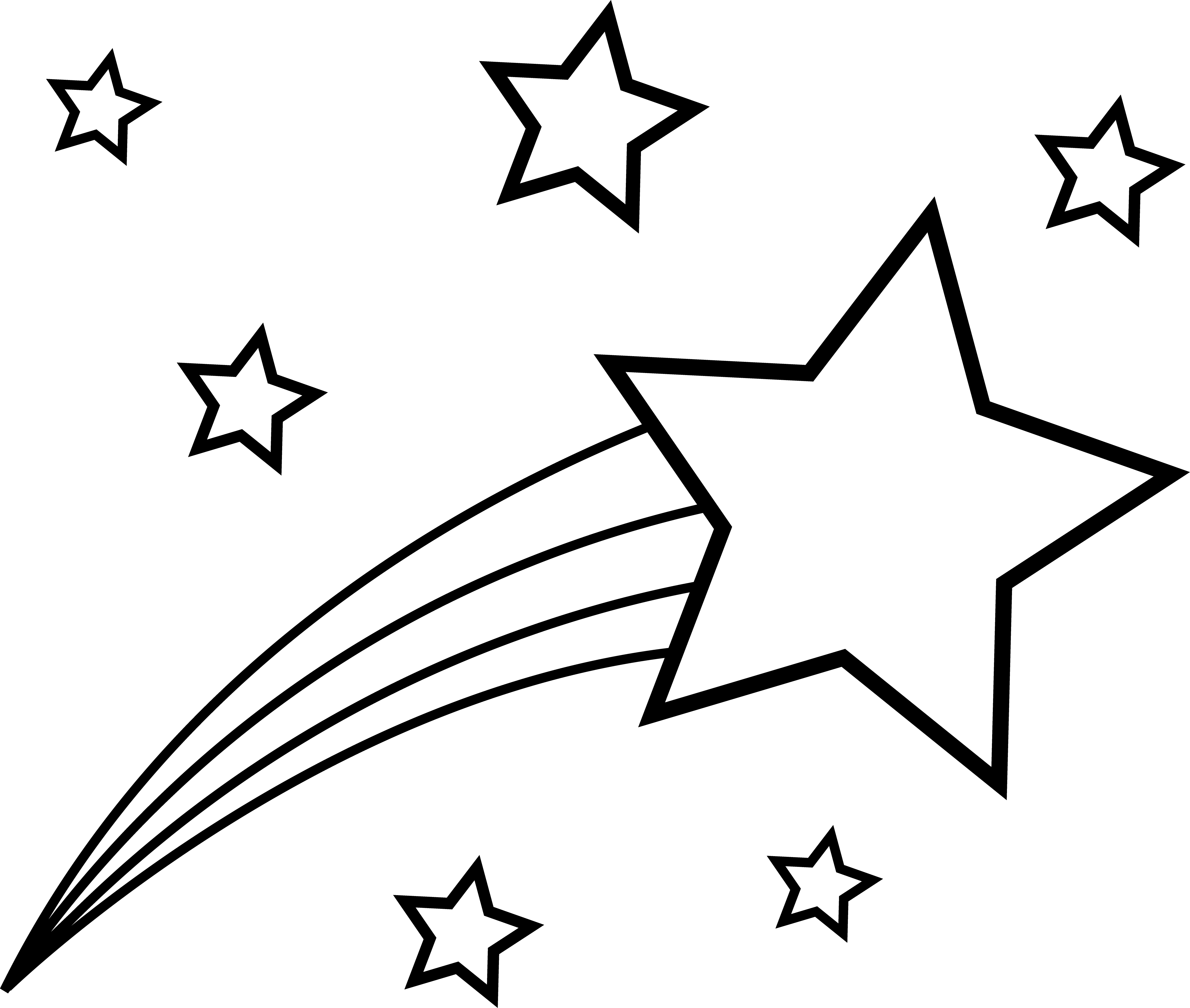 Space Stars Clipart