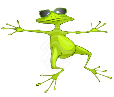 Cartoon Clipart Happy Frog Cartoon Character Clip Art Image 