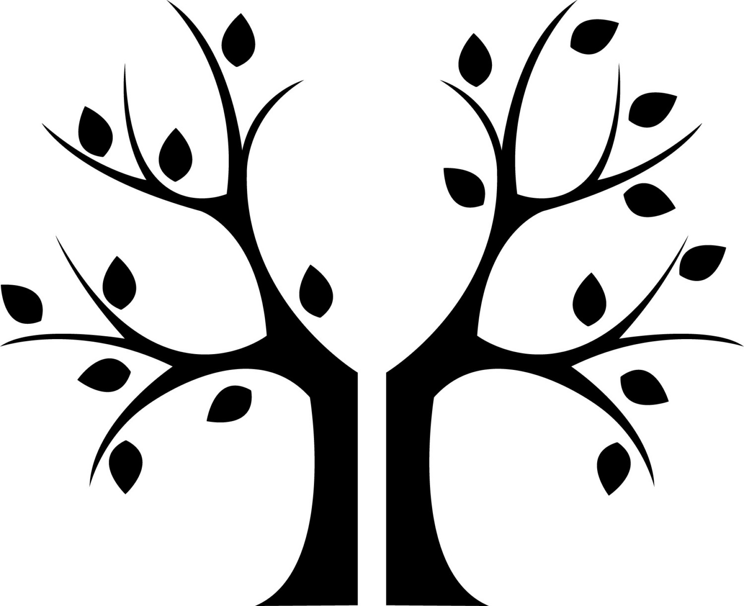 Bare Tree Template Printable Tree Stencil For Art And Crafts