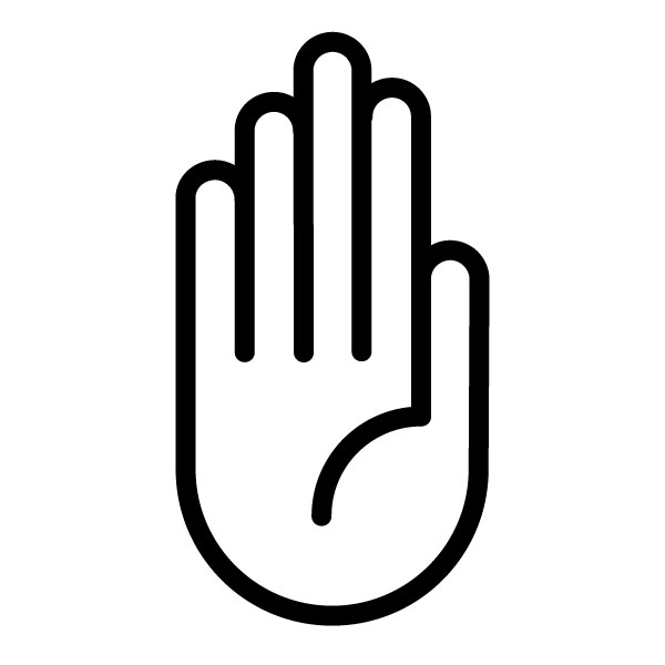 Bless Hand Symbol: Free Graphic, Pictogram, icon, Visual, Image 