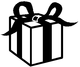 Gift Tag Clipart Black And White | Clipart library - Free Clipart Images