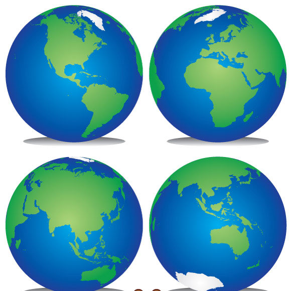 free rotating globe clipart free