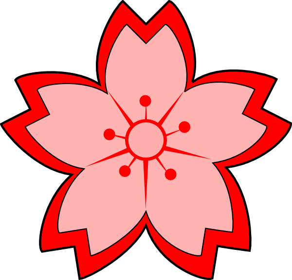 Sakura clip art - vector clip art online, royalty free  public domain