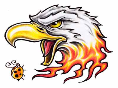 Patriotic Temporary Tattoos | Military Temporary Tattoos - eagle