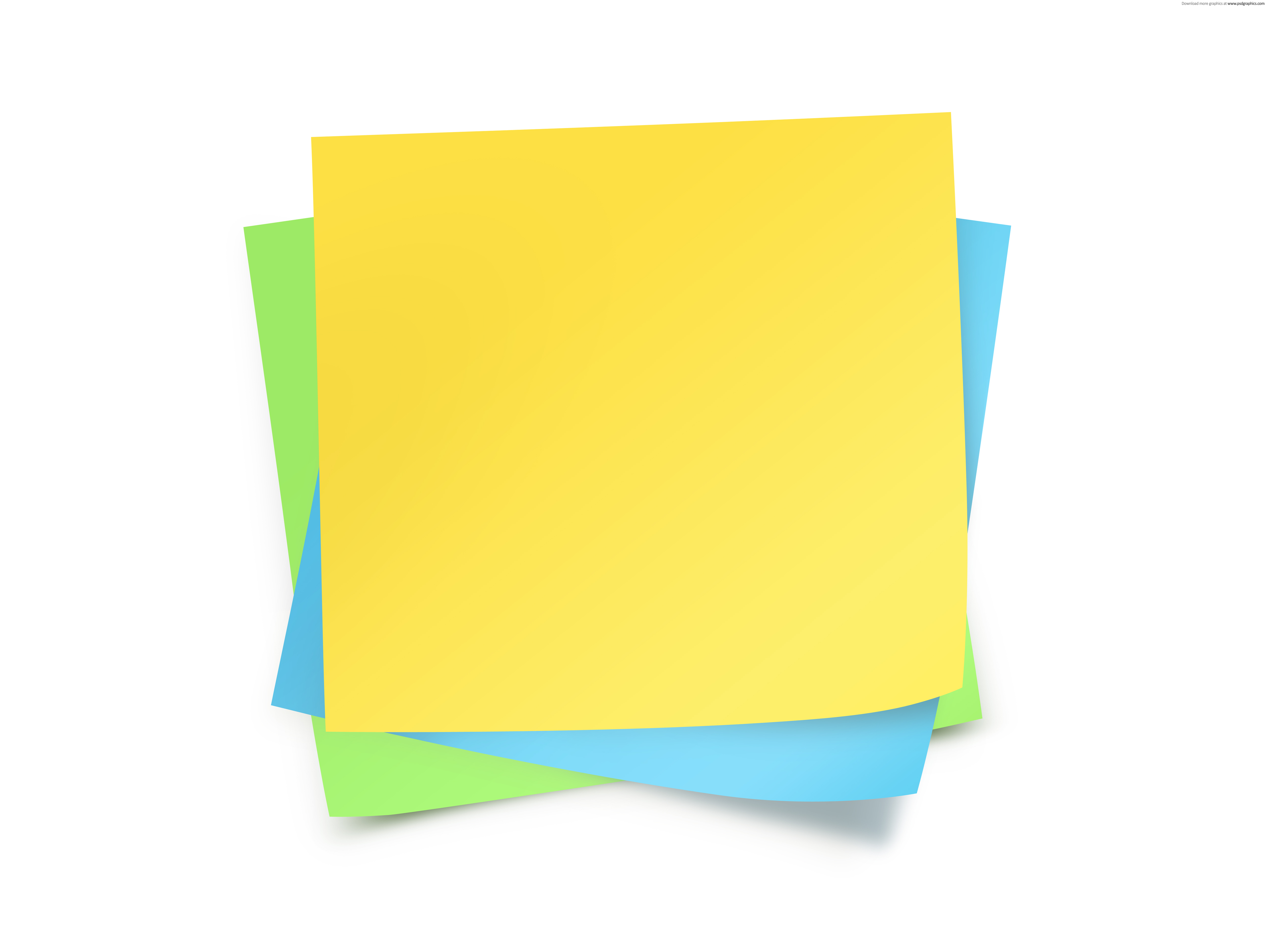 Sticky notes | PSDGraphics