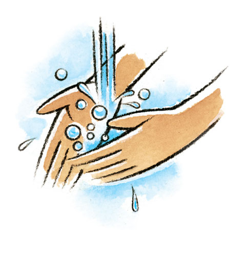 Clip Art Wash Hands - Clipart library