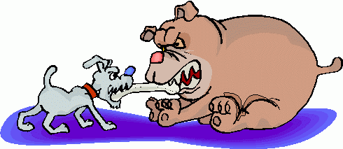 animals fighting for food cartoon - Clip Art Library