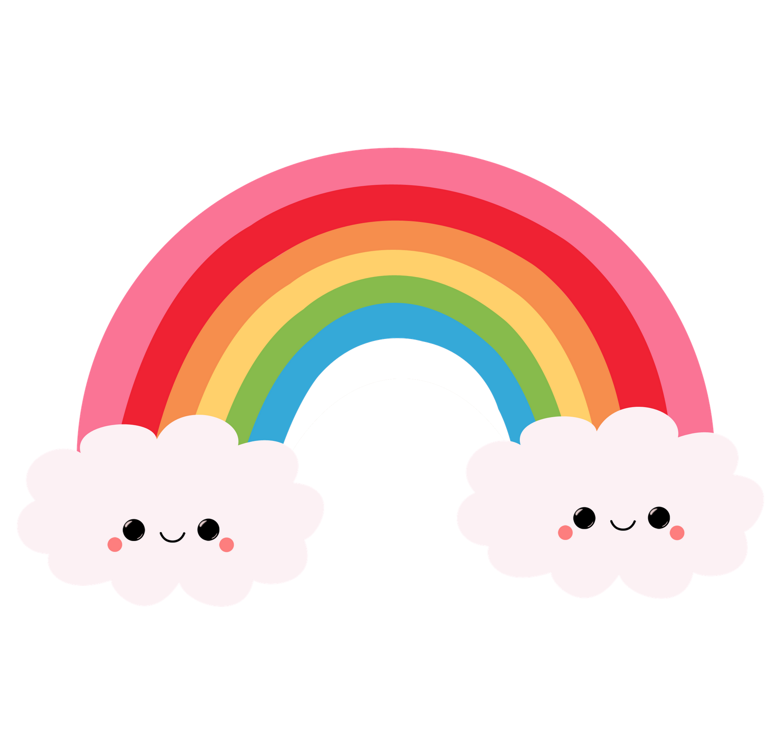 Free Cute Rainbow Png, Download Free Cute Rainbow Png png images, Free
