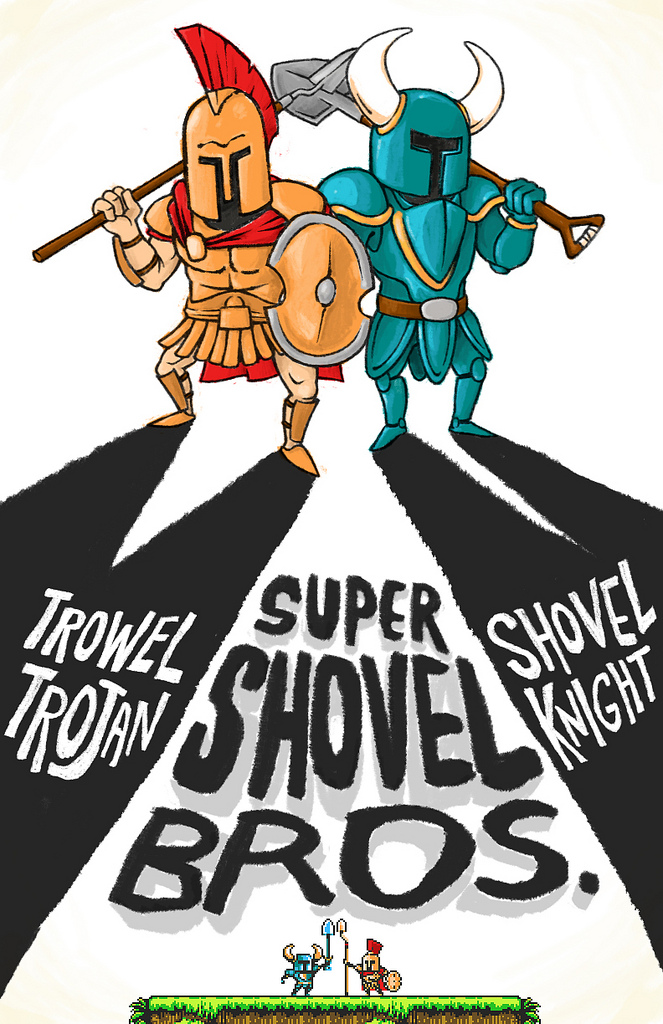 Wes Johnson - Trowel Trojan + Shovel Knight = SUPER SHOVEL BROS 