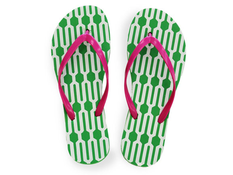 Colorful Printed Flip Flops for Women | Designer Beach Flip Flop 