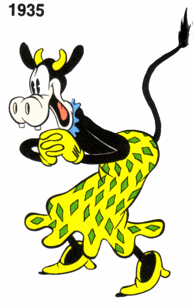 clarabelle cow 1935.gif 617?981 pixels | Work Disney | Clipart library