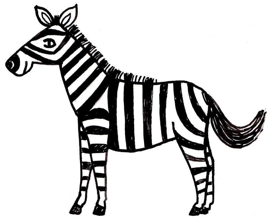 Baby Zebra Coloring Pages - Printable Zebra Coloring Pages for 