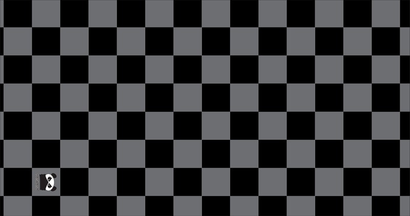 black and grey checkerboard - Clip Art 