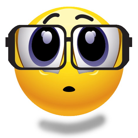 Emoji Emoticon Glasses Man Nerd Icon - Free Icons