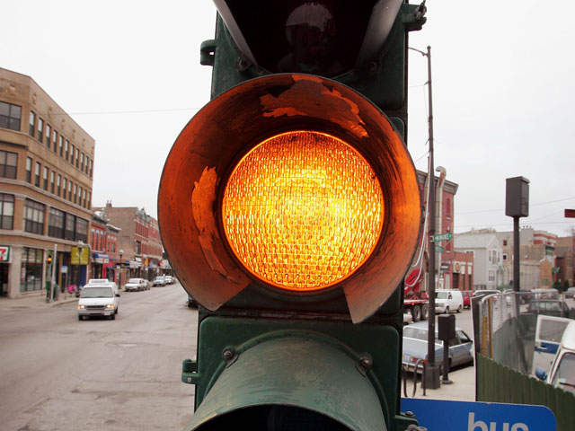Blue lights at traffic signals are newest tools to stop red-light 