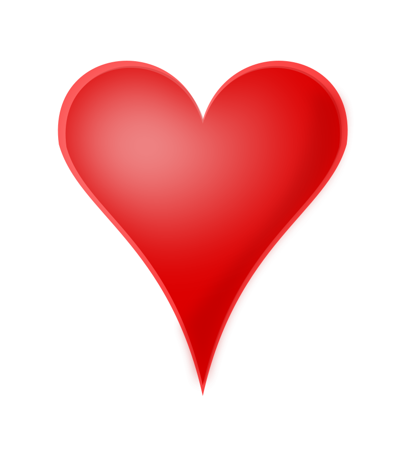 Heart Clipart, vector clip art online, royalty free design 