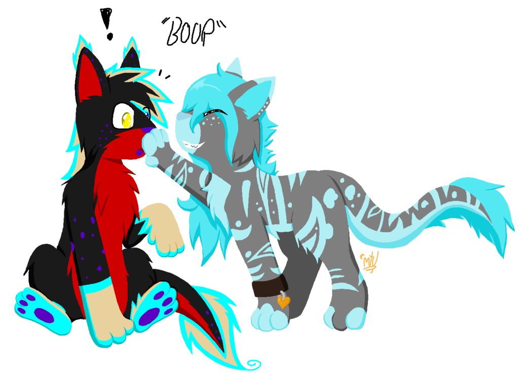 I Booped You! (Birthday Gift for Luna) by MidnightTheUmbreon on 