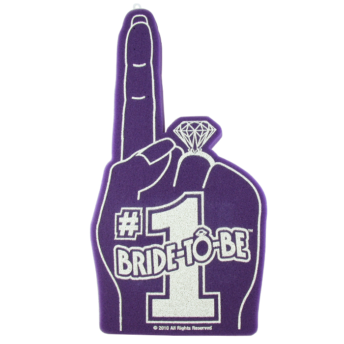 Bride To Be Foam Finger - Free Delivery on Orders Over �20 - FunkyHen.