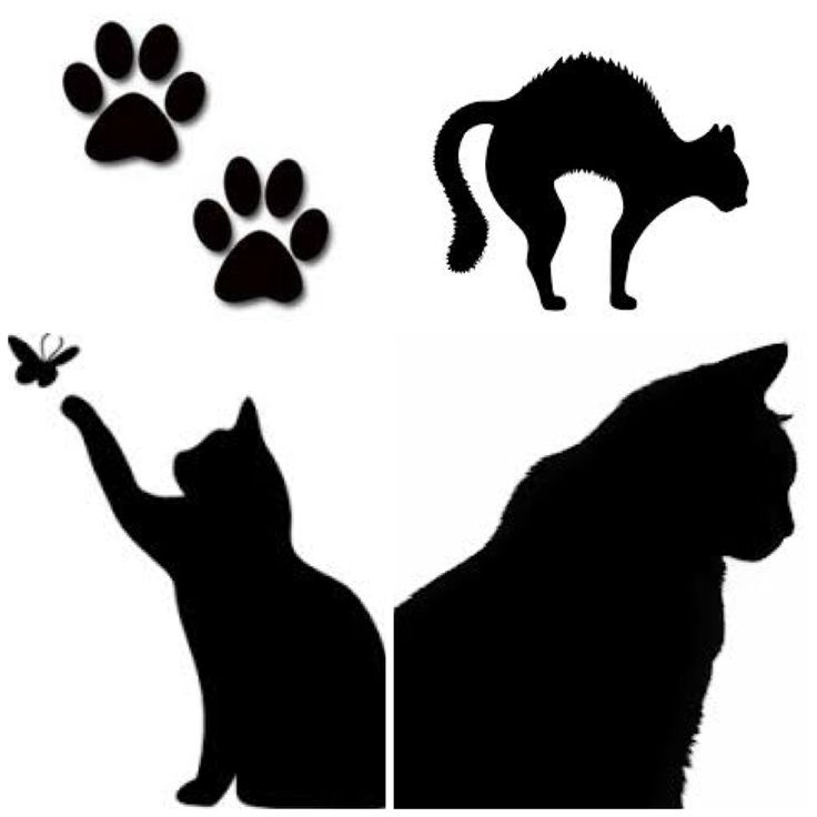 Cats - silhouettes | Cat and Kitten Quilt Ideas | Clipart library