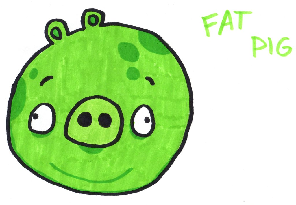 Space Fat Pig by YouCanDrawIt on Clipart library
