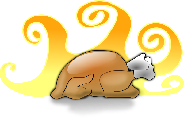 Hot Thanksgiving Turkey clip art - vector clip art online, royalty 