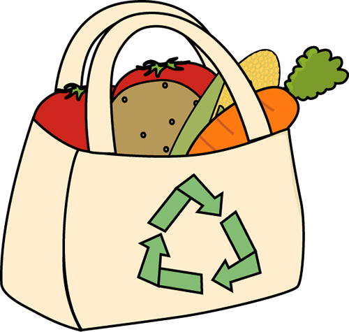 Eco Friendly Grocery Bag Clip Art - Eco Friendly Grocery Bag Image