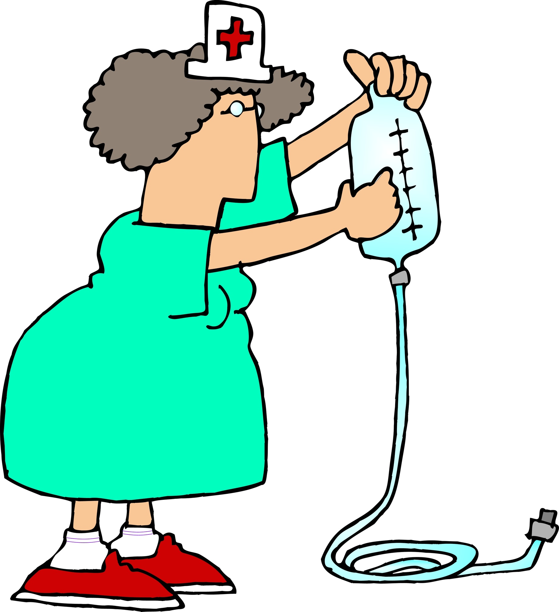 nurses cartoon iv nurse