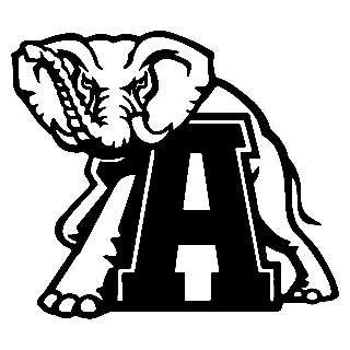 Alabama Elephant - SignTorch custom vector art for CNC machine 