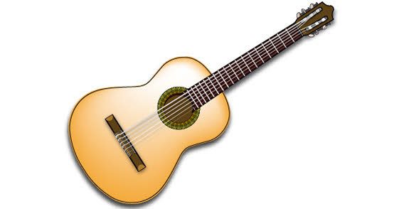 Spanish guitar vector - Download free Music vectors