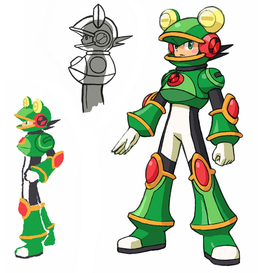 Toad Soul Concept - Characters  Art - Mega Man Battle Network 5