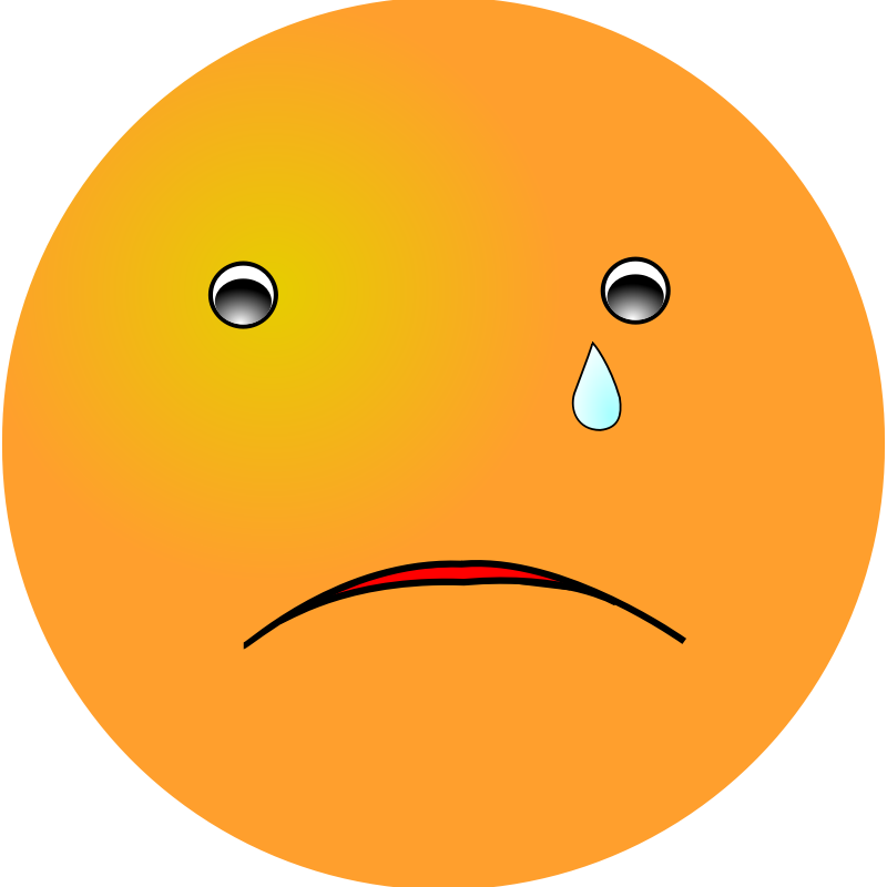Clipart - Smiley: Cry