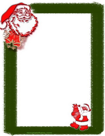 Santa Claus Image For Free Christmas Border Printable | Free 