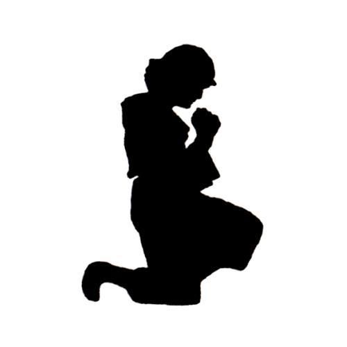 praying silhouette | eBay