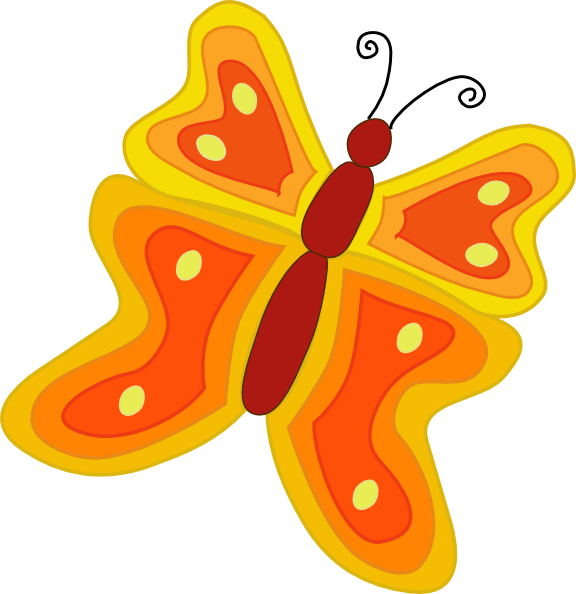 Cartoon Butterfly Clip Art at Clipart library - vector clip art online 