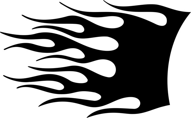 Clip Arts Related To : draw hot rod flames. view all Flame Stencils Free). 