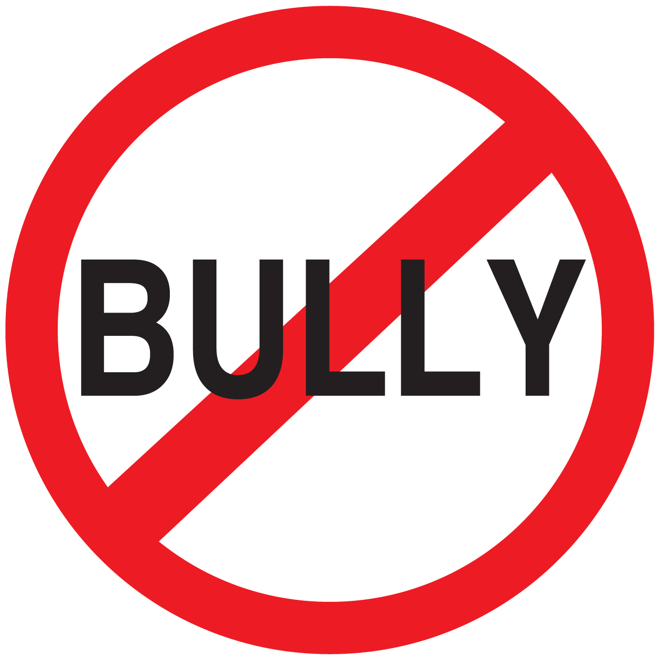 Images For  No Bullying Sign Clip Art