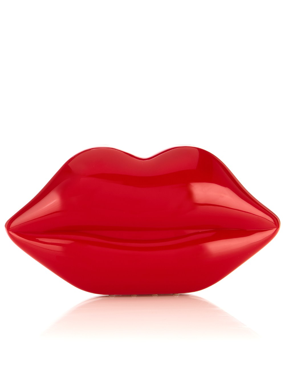 Red Perspex Lips Clutch | Lulu Guinness | Avenue32
